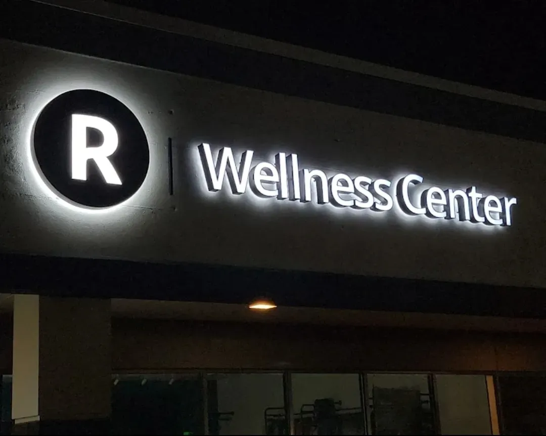 Illuminated Storefront Night View